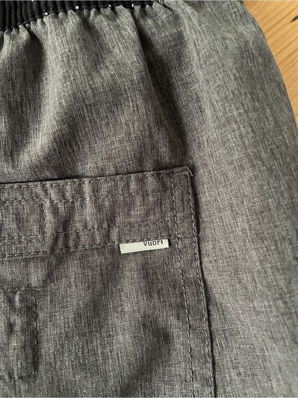 Vuori Men's Kore Shorts, gray , size L hybrid athletic shorts. V#302 style . - Picture 5 of 10